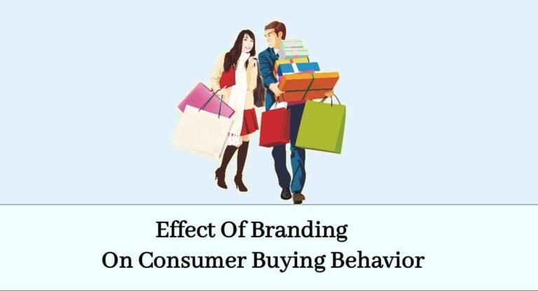 Effect Of Branding On Consumer Buying Behavior